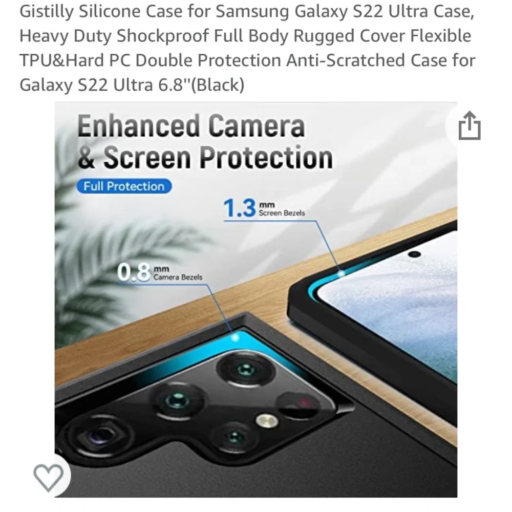 Set of 2 cases for Samsung Galaxy s22